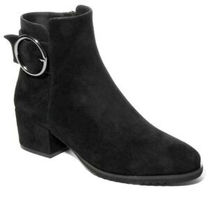 Vaneli Fidela Black Suede size 10 1/2 Ankle Boots